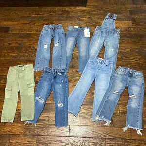 Girls jeans sz 5-6